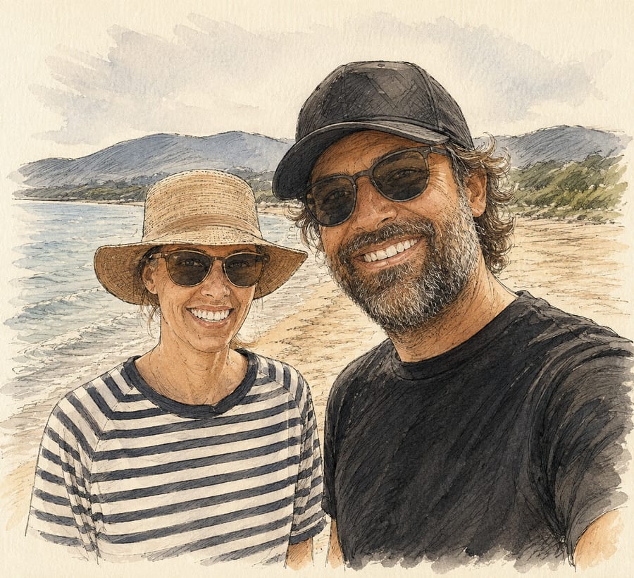 Sybille & Mathias, Bernau am Chiemsee — Sybille & Mathias, Gastgeber der Maison Chouchou
